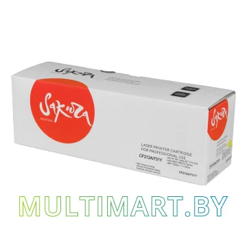 Картридж Sakura Printing SACF212A/731Y (аналог HP CF212A/731Y)